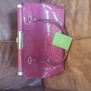 Kate Spade Burgandy tote purse